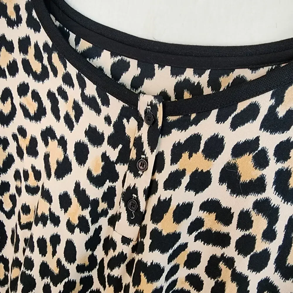 NWT Kate Spade New York Classic Leopard Print Loungewear Jogger Set - Women’s XL